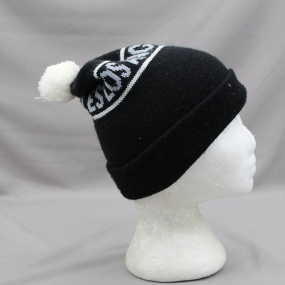 Vintage LA Kings Beanie / Toque - Wrap Script Wool Blend - Adult One Size - Picture 6 of 6